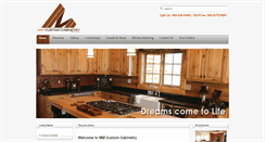 Desktop Screenshot of mm-customcabinetry.com