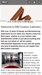 Mobile Screenshot of mm-customcabinetry.com